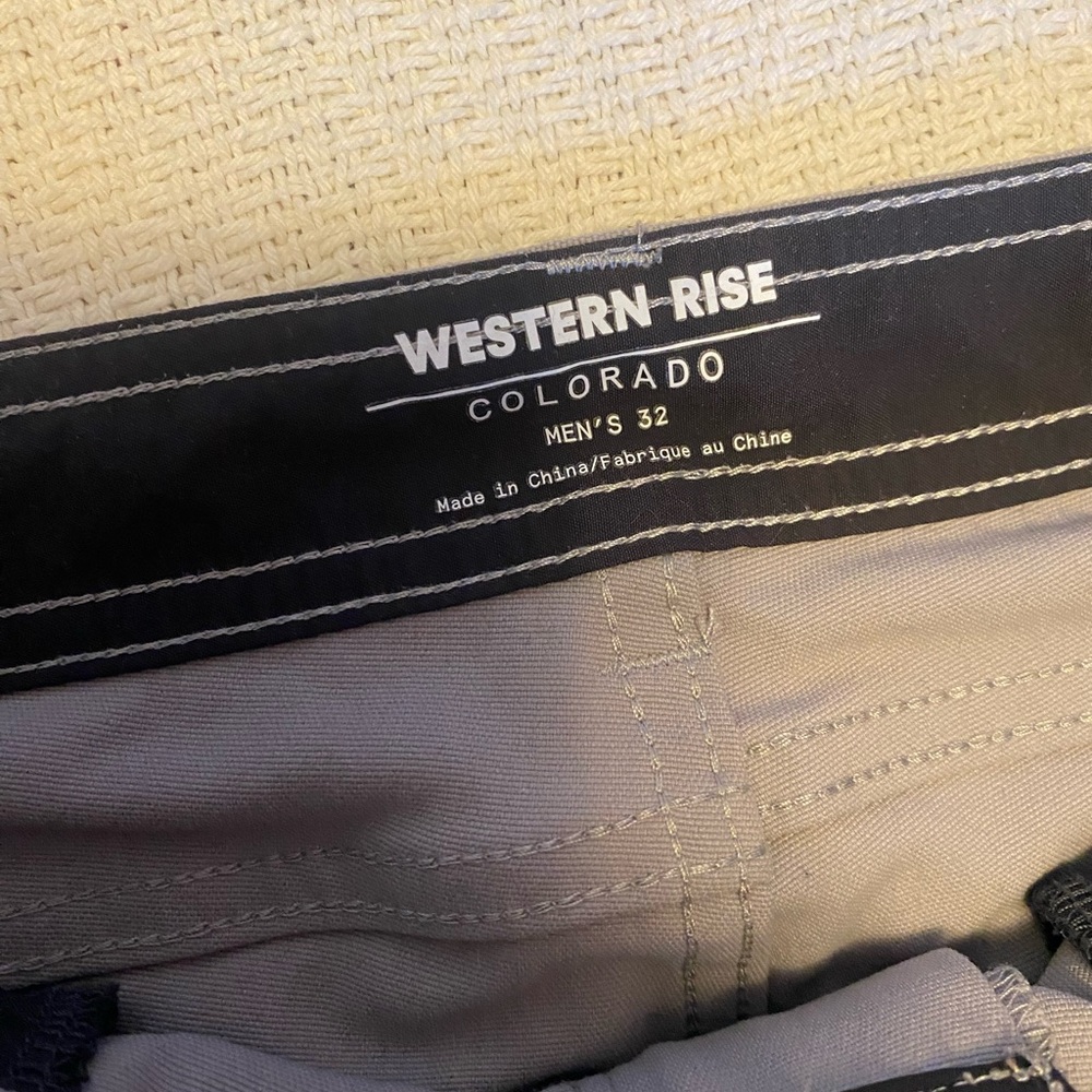Like New Western Rise Hybrid Hike/Dress Pant in Gray size 32 Waist - Picture 2 of 6